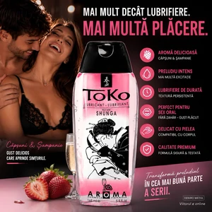 Lubrifiant Shunga Căpșuni 165ml