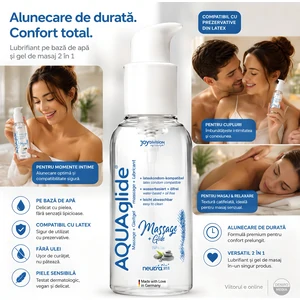 Lubrifiant și Gel de Masaj 2 în 1 AQUAglide 200 ml