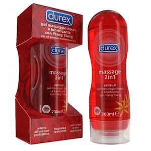 Lubrifiant Si Ulei Masaj Durex 2in1 - 200ml