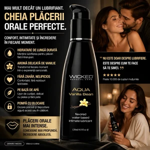 Lubrifiant Wicked Aqua Vanilla Bean 120ml