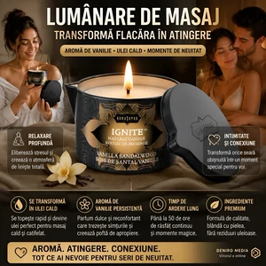 Lumânare Masaj Kama Sutra Vanilla 170g
