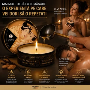 Lumânare Masaj Shunga Vanilie 30ml