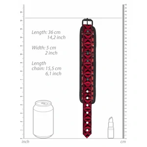 Luxury Hand Cuffs Rosu