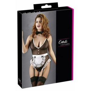 Maid Costume Cottelli Collection Negru S