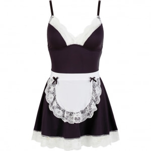 Maids Costume Cottelli Collection Negru pe Denysa.ro