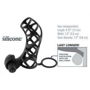 Manșon FX Extreme Silicone Power Cage Negru