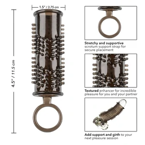 Manșon Penis Pleasure Enhancer Gri