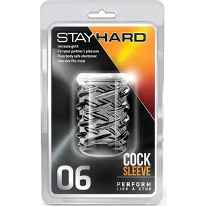 Manșon Pentru Penis Stay Hard Blush Transparent