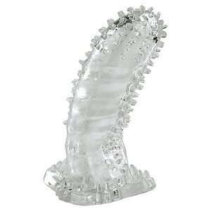 Prelungitor Pt Penis Manșon pentru Penis Transparent cu Striații