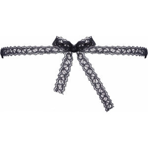 Masca Brodată Elegantă Cottelli Collection Unisize Negru
