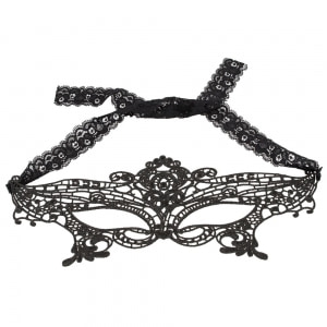 Mască Cottelli Collection Brodată Negru