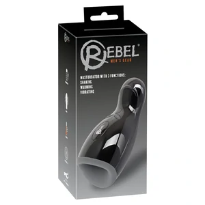 Masturbator Bărbați Cu Încălzire 3 Rebel Negru