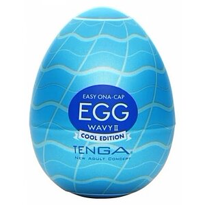 Masturbator Egg Wavy II Cool Edition Alb