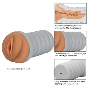 Masturbator Ribbed Gripper Tight Maro