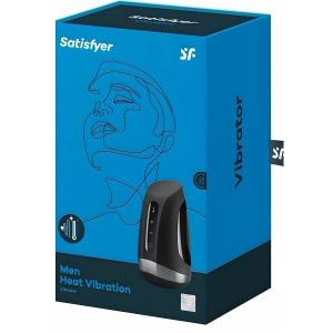 Masturbator Satisfyer Cu Vibrație Pulsație Și Încălzire Negru