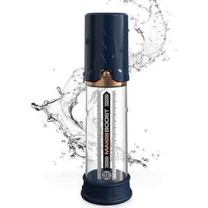 Max Boost – Pompa Masculină Manuală Compactă, Albastru