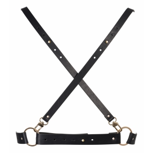 Ham Maze X pentru Bondage cu Bretele Ajustabile Negru Ham Maze X pentru Bondage cu Bretele Ajustabile Negru pe Denysa.ro
