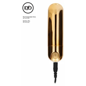 Mini Vibrator 7 Speed Rechargeable Auriu