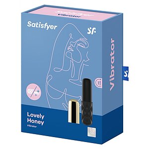 Mini Vibrator Satisfyer Lovely Honey Gold Auriu