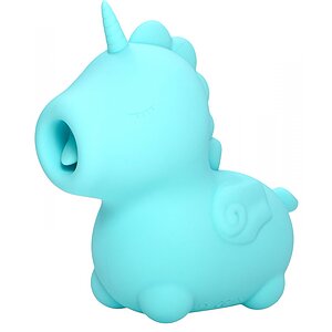Mini Vibrator Unicorn Albastru pe Denysa.ro