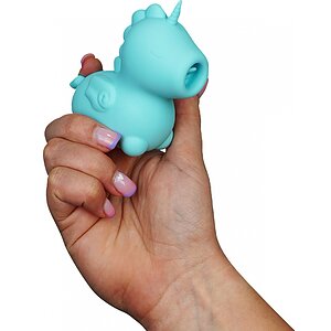 Mini Vibrator Unicorn Albastru