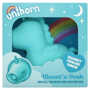 Mini Vibrator Unicorn Albastru