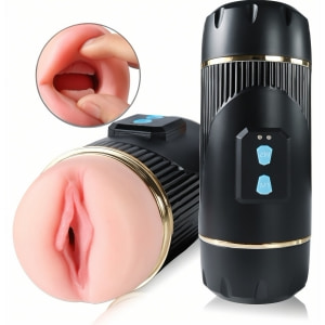 Mistress Kay – Masturbator Dublu, 2 Motoare, 10 Trepte Negru Mistress Kay – Masturbator Dublu, 2 Motoare, 10 Trepte Negru pe Denysa.ro