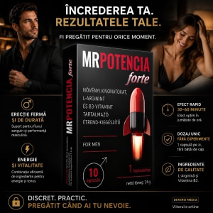 MrPotencia Forte — 10 Capsule Pentru Erecție și Potență
