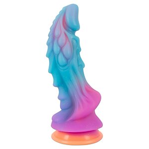 Mystic Dragon – Dildo Fosforescent cu Ventuză Puternică 21.5cm Multicolor pe Denysa.ro