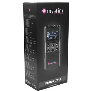 Mystim Tension Lover 2, EStim Reîncărcabil cu 2 Canale Negru