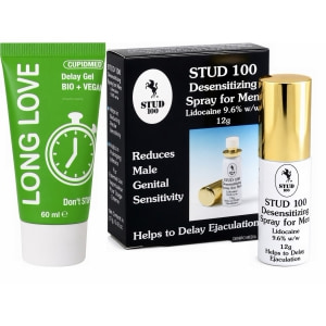 Pachet Spray Stud 100 Original Și Gel Ejaculare Precoce Long Love 50ml pe Denysa.ro