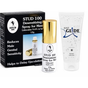 Pachet Spray Stud 100 Original + Lubrifiant Just Glide Anal 200ml Pachet Spray Stud 100 Original + Lubrifiant Just Glide Anal 200ml pe Denysa.ro