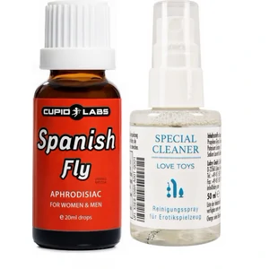 Pachet Picături Afrodisiace Spanish Fly 20ml + Special Cleaner Love Toys 50ml Pachet Picături Afrodisiace Spanish Fly 20ml + Special Cleaner Love Toys 50ml pe Denysa.ro