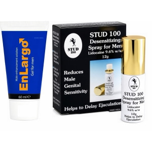 Pachet Cremă Mărirea Penisului Enlargo 100ml + Spray Stud 100 Original pe Denysa.ro