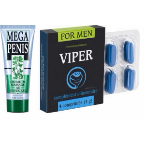 Pachet Cremă Mega Penis + Pastile Viper FR 4 Pachet Cremă Mega Penis + Pastile Viper FR 4 pe Denysa.ro