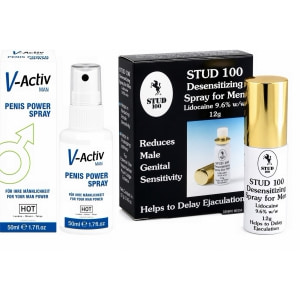Pachet Spray V-activ Penis Power For Men 50ml + Spray Stud 100 Original pe Denysa.ro