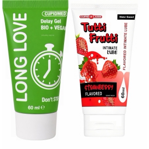 Pachet Gel Ejaculare Precoce Long Love 50ml + Lubrifiant Sex Oral Căpșuni 100ml Pachet Gel Ejaculare Precoce Long Love 50ml + Lubrifiant Sex Oral Căpșuni 100ml pe Denysa.ro