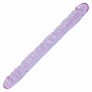 Dildo Dublu Mov Doua Capete