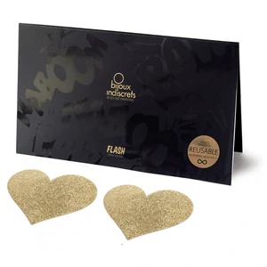 Nipple Covers Flash Heart Auriu Nipple Covers Flash Heart Auriu pe Denysa.ro