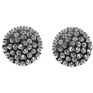 Nipple Stickers Spikes Argintiu