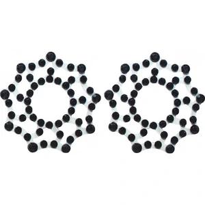 Nipple Stickers Star Negru pe Denysa.ro