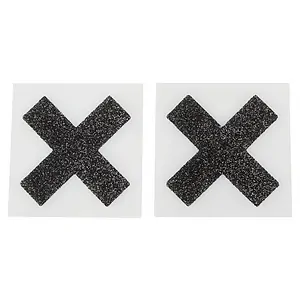 Stickere Pentru Sfarcuri Model X Negru
