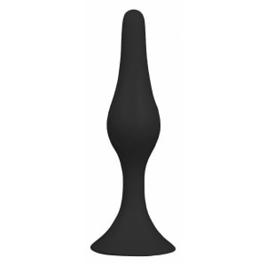 NMC Back Up 3 – Plug Anal Din silicon cu Ventuză 8 cm Negru pe Denysa.ro