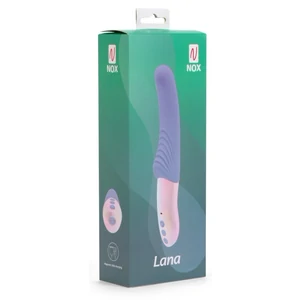 Nox Lana – Vibrator Ergonomic 10 Moduri, Reîncărcabil Mov