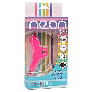 Nubby Vibe Roz – Stimulator Deget 10 Moduri, Reîncărcabil