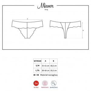 Obsessive Miamor Negru S-M