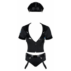 Obsessive Police Negru S-M