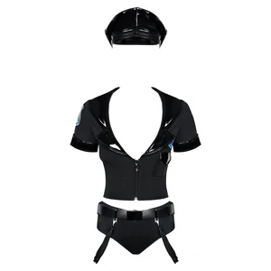 Obsessive Police Negru S-M