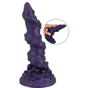 Dildo Din Silicon Lichid Cu Ventuza