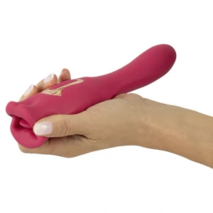 Oral Fun L – Vibrator 2 în 1, 10 Moduri, Reîncărcabil Roz